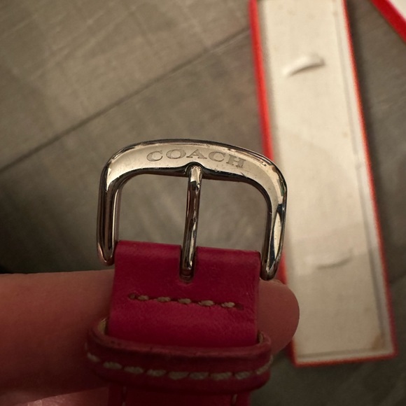 Coach Watch with Pink Leather Band - Picture 11 of 12